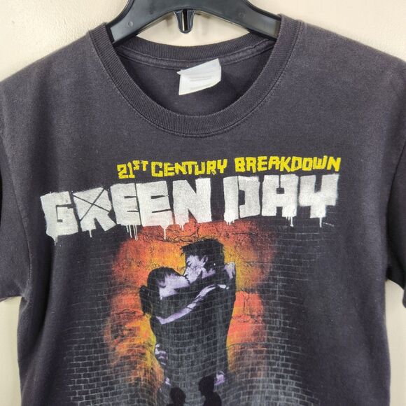 Hanes Green Day 21st Century Breakdown 2009 Front Side SS Graphic Tee Small - Picture 2 of 6